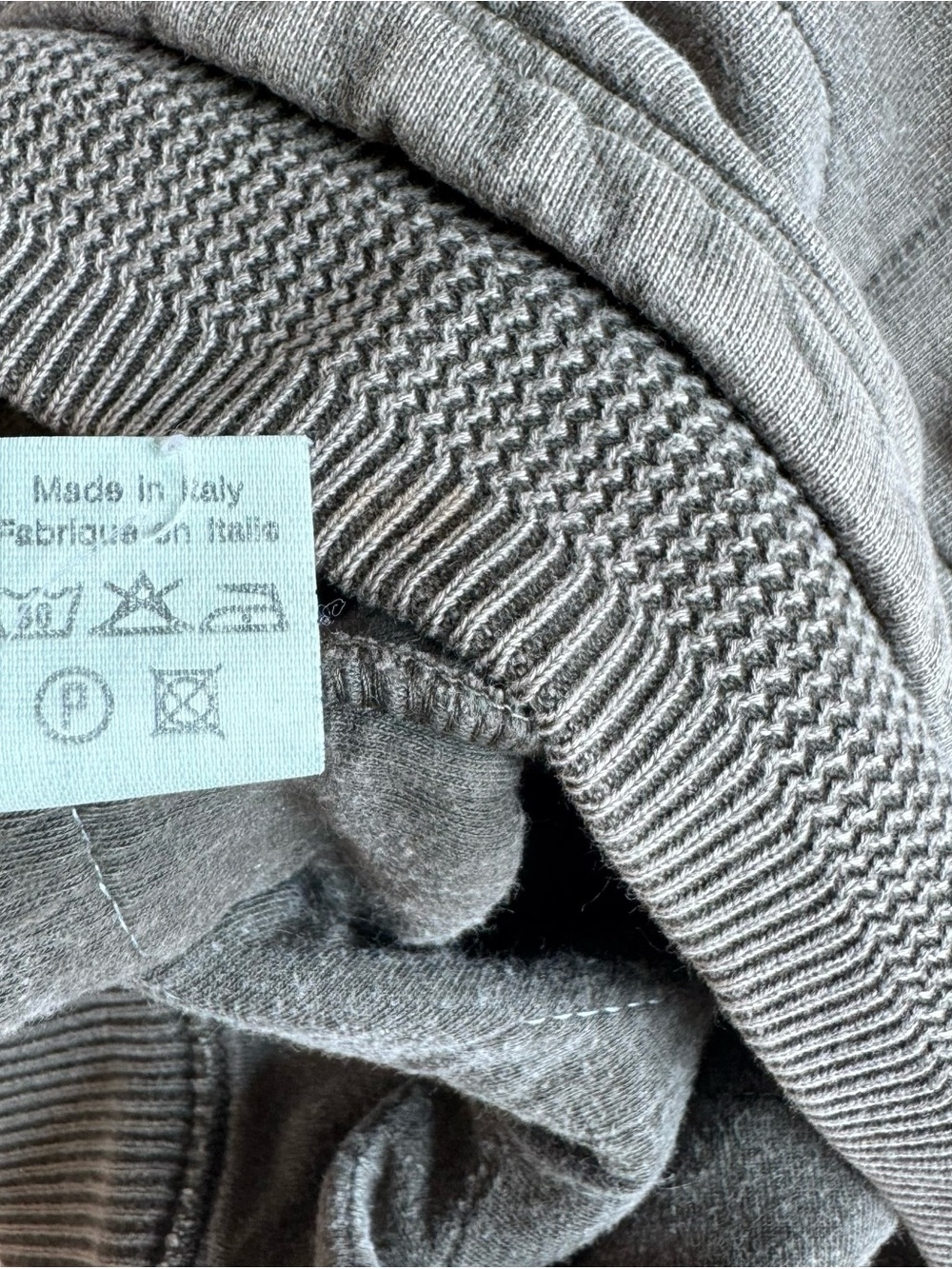 Vintage 90s Capital Dominion Hoodie Made In Italy Quarter Zip Gray Small - Picture 9 of 12